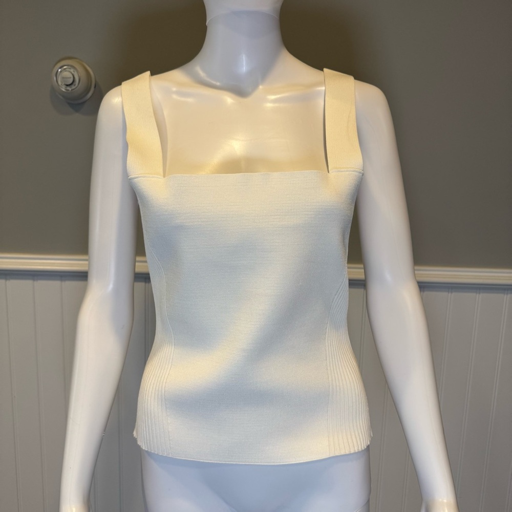 La Ligne Cream Camisole Top